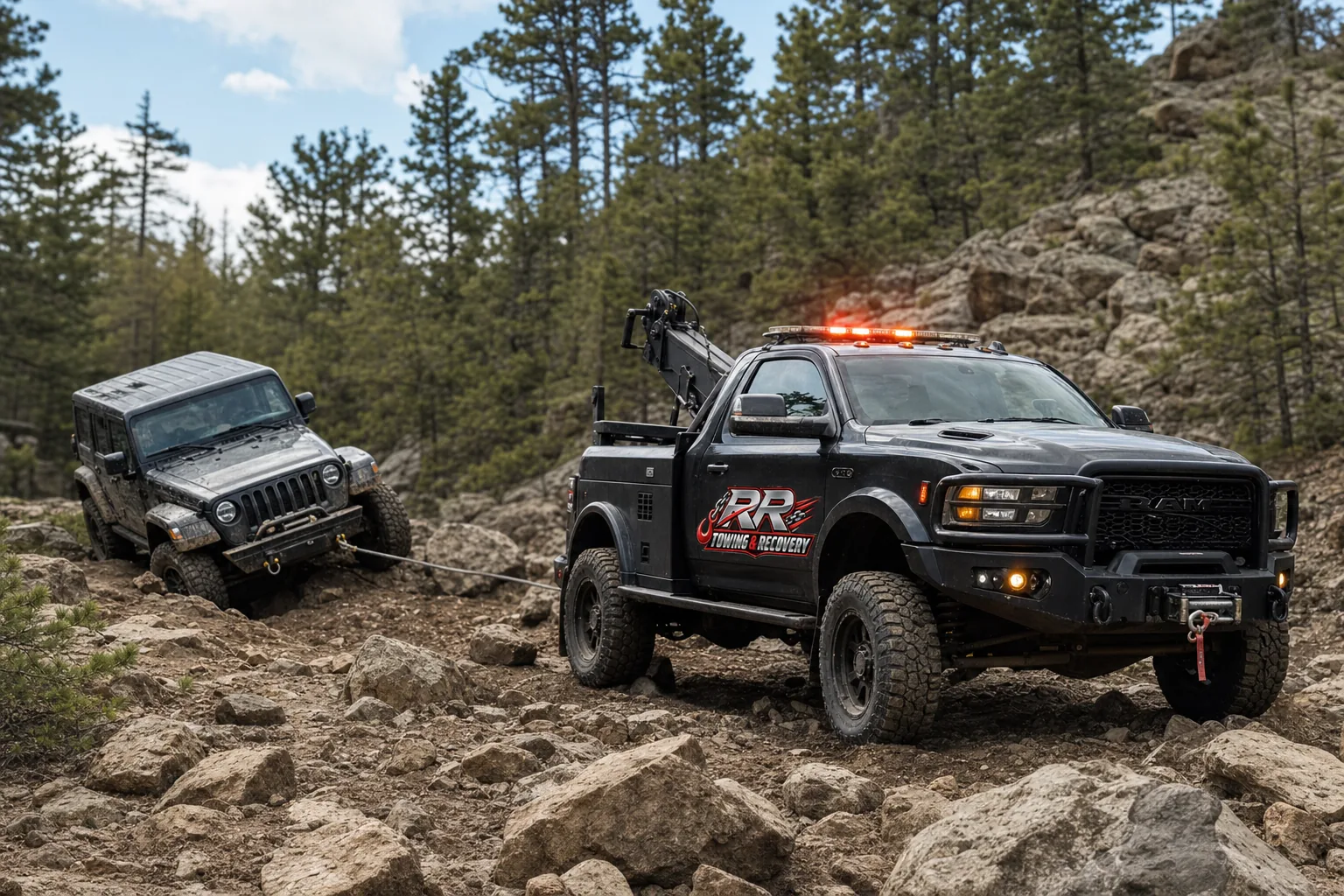 Off-Road Recovery — RR Towing & Recovery