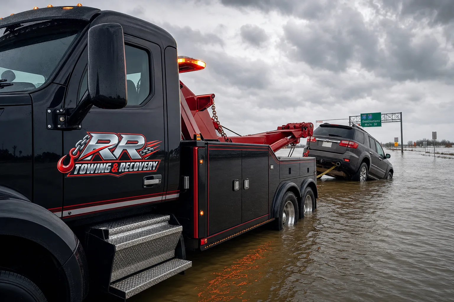 Flood & Water Recovery — RR Towing & Recovery